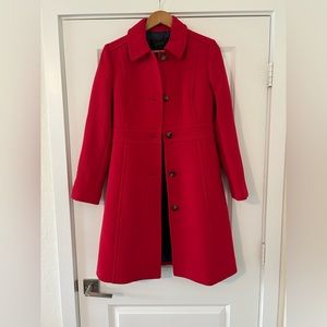 J Crew Lady Day Double Cloth Wool Coat 6